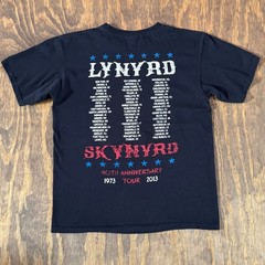 Lynyrd Skynyrd 2013 40th Anniversary Tour Shirt Medium Anvil Black Band Tee