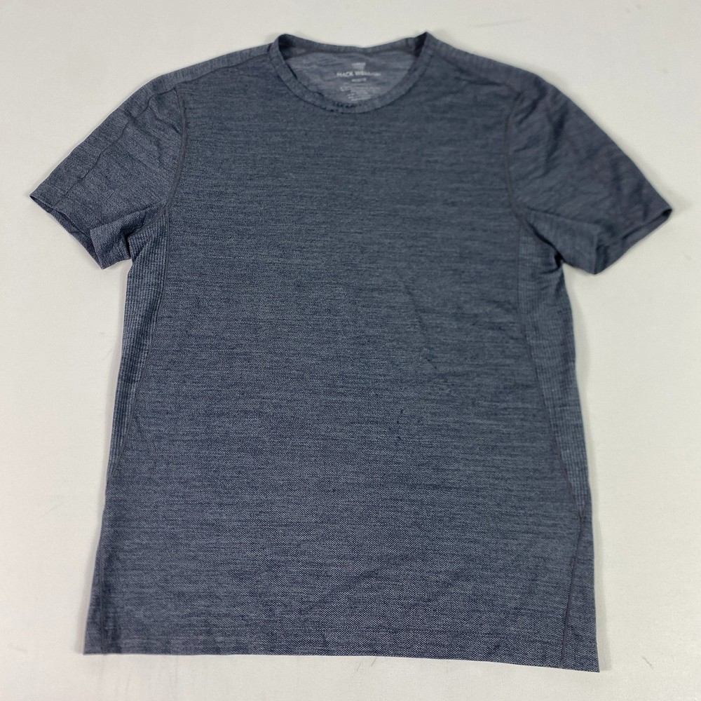 Mack Weldon Shirt Mens Medium Blue Crewneck Performance Knit Basic Tee