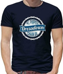 Dressdown All Purpose Chain Oil Mens T-Shirt – Cycling – Bike – Racing – Bicycle