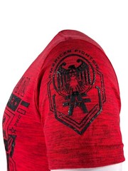 AMERICAN FIGHTER Men’s T-shirt CRESTLINE Athletic Military Red