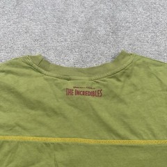 Disney Store The Incredibles Fear T Shirt Adult Size Large Green Short Sleeve