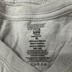 Marvel T-Shirt Mens Size XL Grey Avengers Graphic Captain America Iron Man Hulk