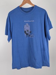 Deathwish Skateboards Death Chair T Shirt Blue XL Thrashed Brian Romero Thrashed