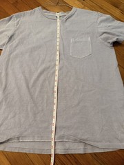 Velva Sheen Men’s L Cotton Pocket T Shirt Made In USA Light Purple