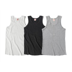NON STOCK Summer Men Tank Cotton Basic Tee Slim Casual Ribbed Sleeveless T-Shirt