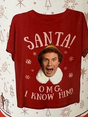 Elf – The Movie Holiday Adult Tee Shirt – Choose Color / Design One Size
