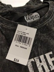 New The Beatles Adult Unisex Mens S-M-L Licensed Black Shirt $24