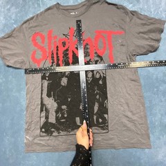 Slipknot Band T Shirt Mens XL Gray Rock Graphic Print Short Sleeve Pullover