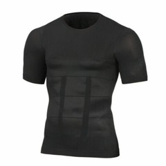 Men’s Toning Vest Compression Shirt Tank Gynecomastia Belly Control Body Shaper