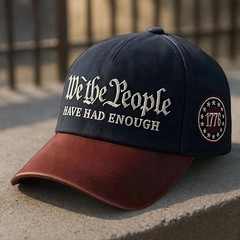 We The People Baseball Cap, Embroidered Have Had Enough 1776 Star Badge Hat f…