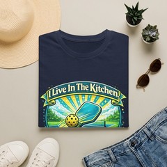 I Live In The Kitchen Shirt | Funny Pickleball Spoon Design