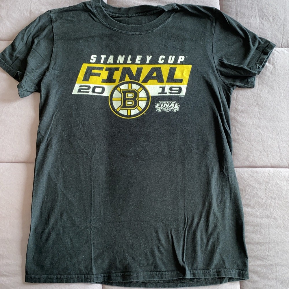 Boston Bruins Stanley Cup Finals 2019 T Shirt Sz Small Team Roster