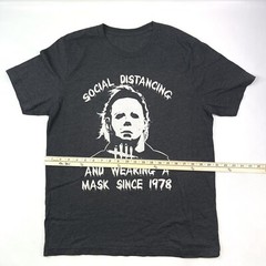 Halloween Michael Mayers Social Distancing Wearing Mask since 1979 T-Shirt M