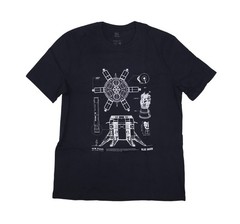 District Shirt Mens Large Blue Blue Origin New Glenn Rocket Graphic Tee T-Shirt