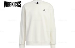 Adidas LABEL Sweatshirt Unisex White IB2713 Men New