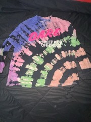 D.A.R.E. Tie-Dye Logo Graphic Fleece Cotton Crewneck Pullover 2XL/2TG