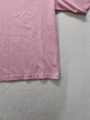Uniqlo Men T Shirt M Dusty Pink Oversized Short Sleeve Crew Neck Knit Regular