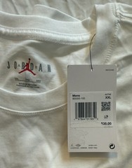 NWT Nike Air Jordan Men’s 2XL Flight Essentials AJ1 Graphic White T-Shirt
