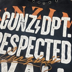 Gunzinii Mens Gunz DPT Respected By All Crew Neck T-Shirt Large Sold Out!!