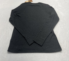 NWT Faherty Mens S Thermal Waffle Knit Long Sleeve Crew Neck Charcoal Heather