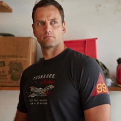 Red Canoe Tuskegee Airmen T-Shirt, Slate — Choose Size