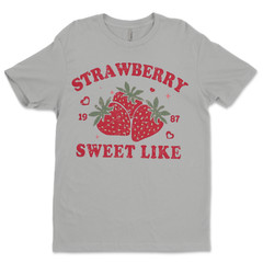 DTF Straberry/ Custom Unisex Soft Style T-Shirts, Next Level- Cotton