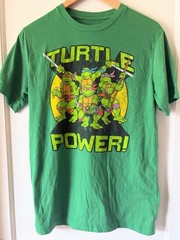 Nickelodeon Teenage Mutant Ninja Turtles T-Shirt Men’s Small 34-36 Green 2016