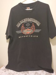 Vintage 1995 Harley Davidson Motor Shop St Maarten N-A Shirt Sz XL Hanes Beefy-T
