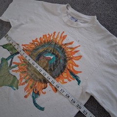 VTG 1994 Grunt Artist Sunflower All Sport T-Shirt Single Stitch 90s Art – Large
