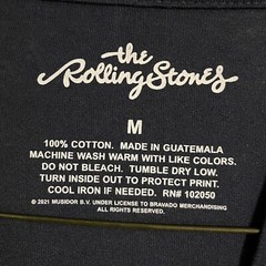 Rolling Stones Lips & Tongue logo T-shirt Medium New without Tags 100% Cotton M