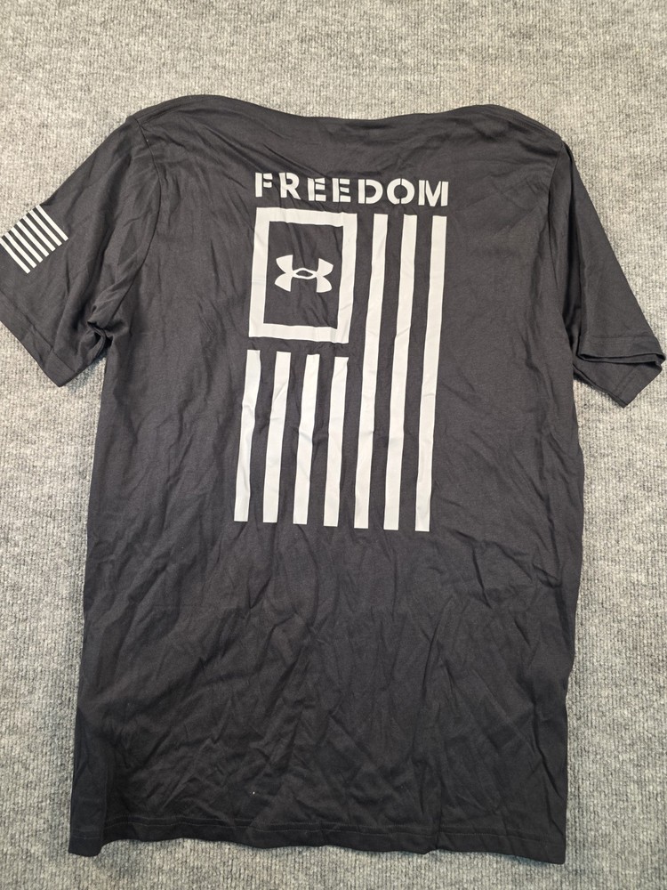 Under Armour – Men’s Freedom Flag T-Shirt – 1370810 Black Size: M NEW!
