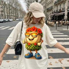 Cute Hawaiian Pickleball Shirt, Funny Tropical Beach Summer Vacation Tee T-Shirt