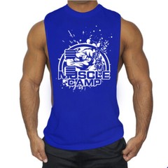 Sports Leisure Printing Quick-drying Breathable Vest Trendy Fitness Vest