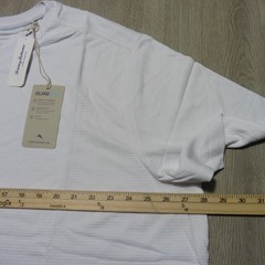 TOMMY BAHAMA Mens 2XLB 2XL BIG T SHIRT COASTAL CREST V NECK WHITE HAWAIIAN