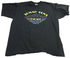 Vintage Tommy Guns Garage 20’s Dinner Theater Las Vegas Black T Shirt Mens XL