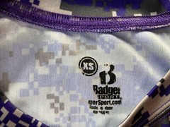 Men’s Size XS BADGER Sport Digital Camo T-Shirt Black/Gray/Purple