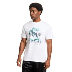 AND1 Men’s “Make It Count” Graphic T-Shirt, White Size 2XL