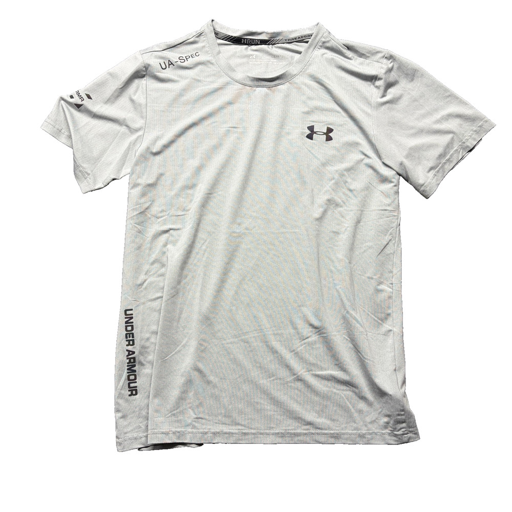 Under Armour Size L Athletic Shirt Logo Men’s Run Sportswear Used