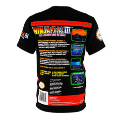 Ninja Gaiden III 1991 NES Retro Video Game Nintendo Box Cover Game T-Shirt