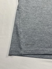 Nike T Shirt Mens L Medium Grey Heather Dri Fit Breathable Lightweight Training