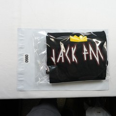 Vintage Jack FM Hanes Heavyweight 50/50 Blank Single Stitch Black T-Shirt 2XL