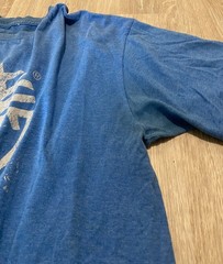 Timberland Blue Graphic Branded Mountains & Boot T-Shirt – Men’s Extra Large XL