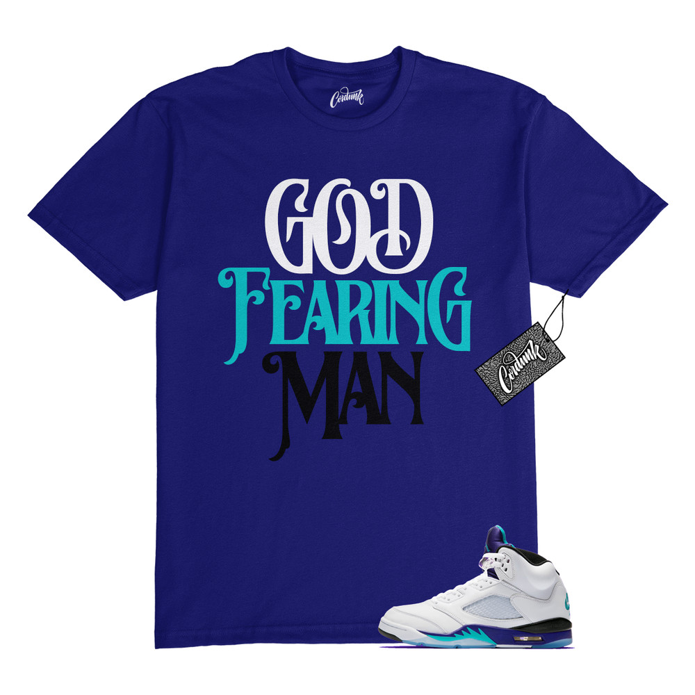 5 Grape White Black 2025 Blue T Shirt Match GFM