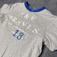 Vintage Abercrombie & Fitch Double Face Reversible Tee A & F Braves Native Small