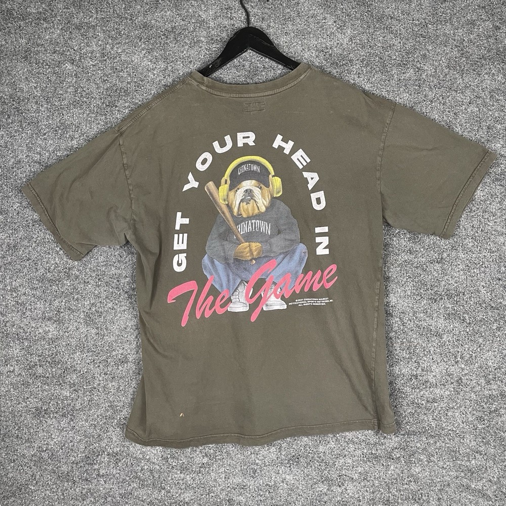 China Town Market Graphic Tee Get Your Head In The Game Size Large