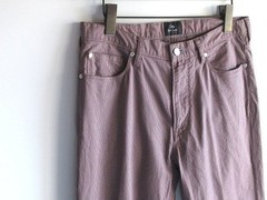 Paul Smith Hound’s Tooth 5-Pocket Pants Leather Patch Logo Japan