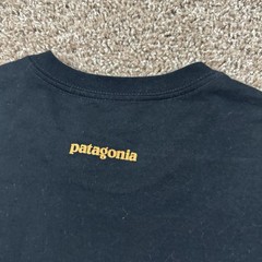 Patagonia Shirt Mens Medium M Black Climate Counts Kill The Gas Pump Gun Cotton