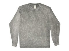 Long Sleeve Vintage Mineral Wash T-Shirts S M L XL 2X 3X Cotton Colortone