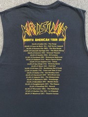 Krisiun 2019 Tour T-Shirt Size XL Cutoff Muscle Tee Cropped Waist Metal Band Tee