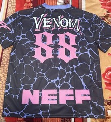 NEFF Marvel Venom Graphic Print Men’s L Crew Neck Short Sleeve Jersey Tee